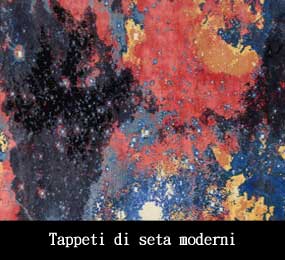 Tappeti di seta moderni